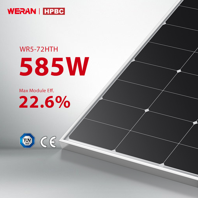 585W solar panel