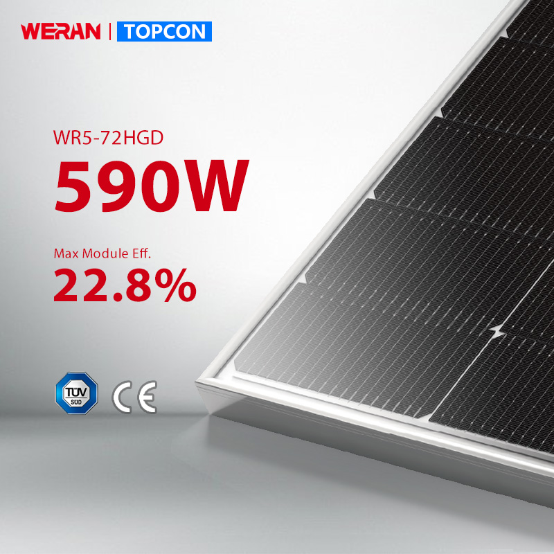 590W solar panel