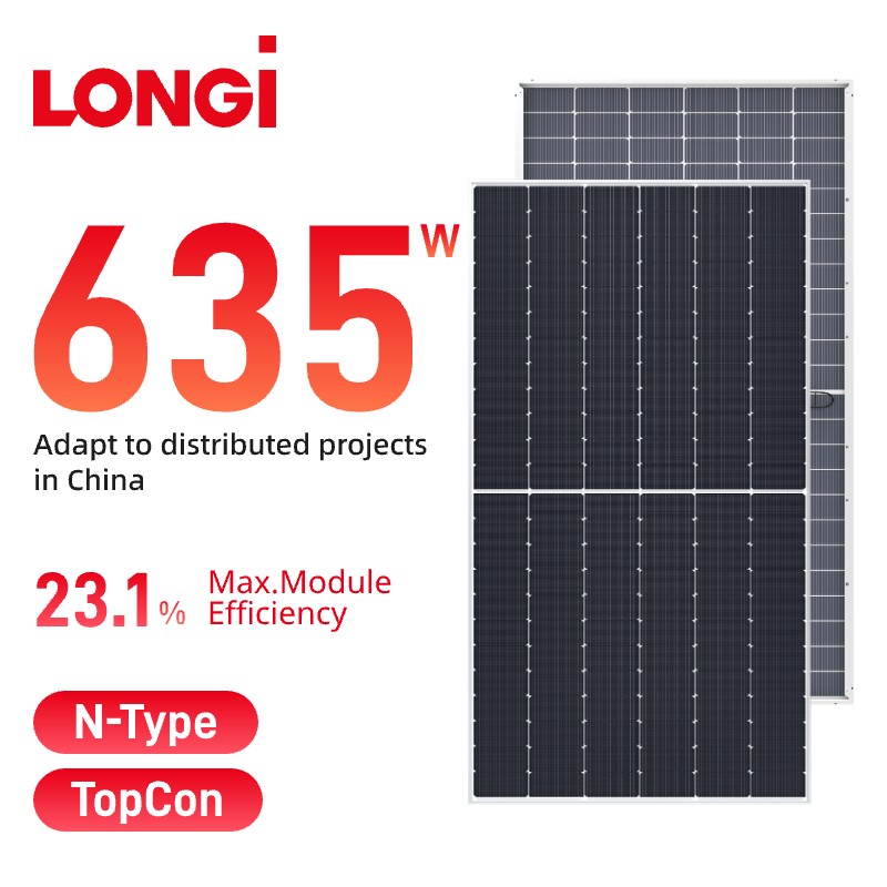 Двусторонняя солнечная панель LONGi Hi-MO7 615-645 Вт LR5-78HGD
