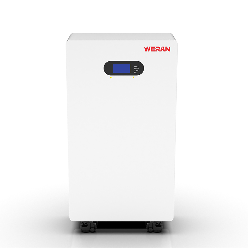 WERAN WRL-48200UW 51,2 В, 200 Ач, LiFePO4 аккумулятор (10,24 кВтч) – IP65, колесное/настенное крепление, штабелируемый солнечный аккумулятор 48 В