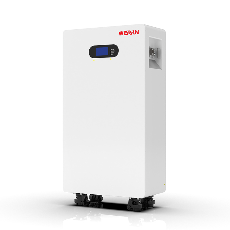 WERAN WRL-48200UW 51,2 В, 200 Ач, LiFePO4 аккумулятор (10,24 кВтч) – IP65, колесное/настенное крепление, штабелируемый солнечный аккумулятор 48 В