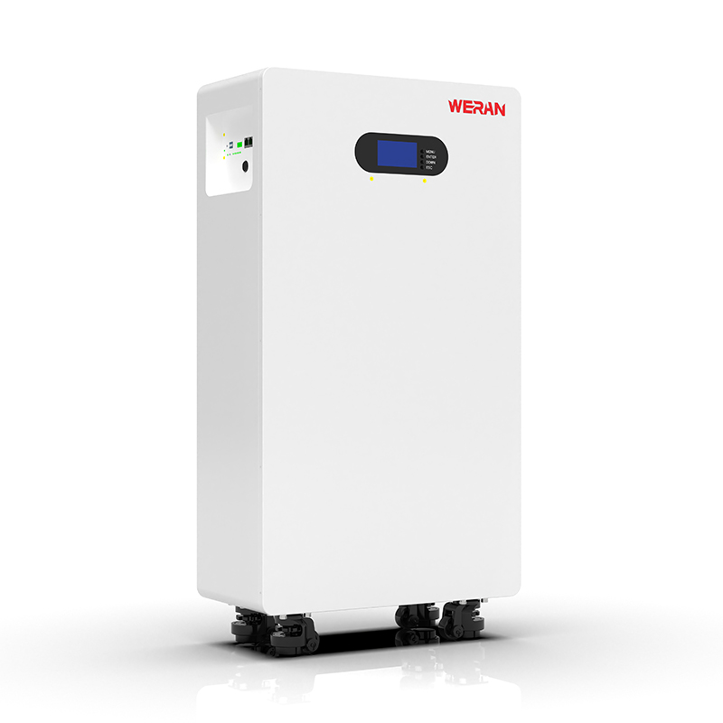 WERAN WRL-48200UW 51,2 В, 200 Ач, LiFePO4 аккумулятор (10,24 кВтч) – IP65, колесное/настенное крепление, штабелируемый солнечный аккумулятор 48 В