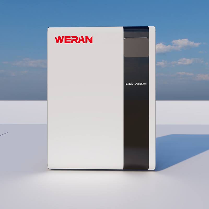 WERAN 51,2 В 100 Ач 5,12 кВтч настенный аккумулятор LiFePO4 для хранения солнечной энергии в жилых помещениях